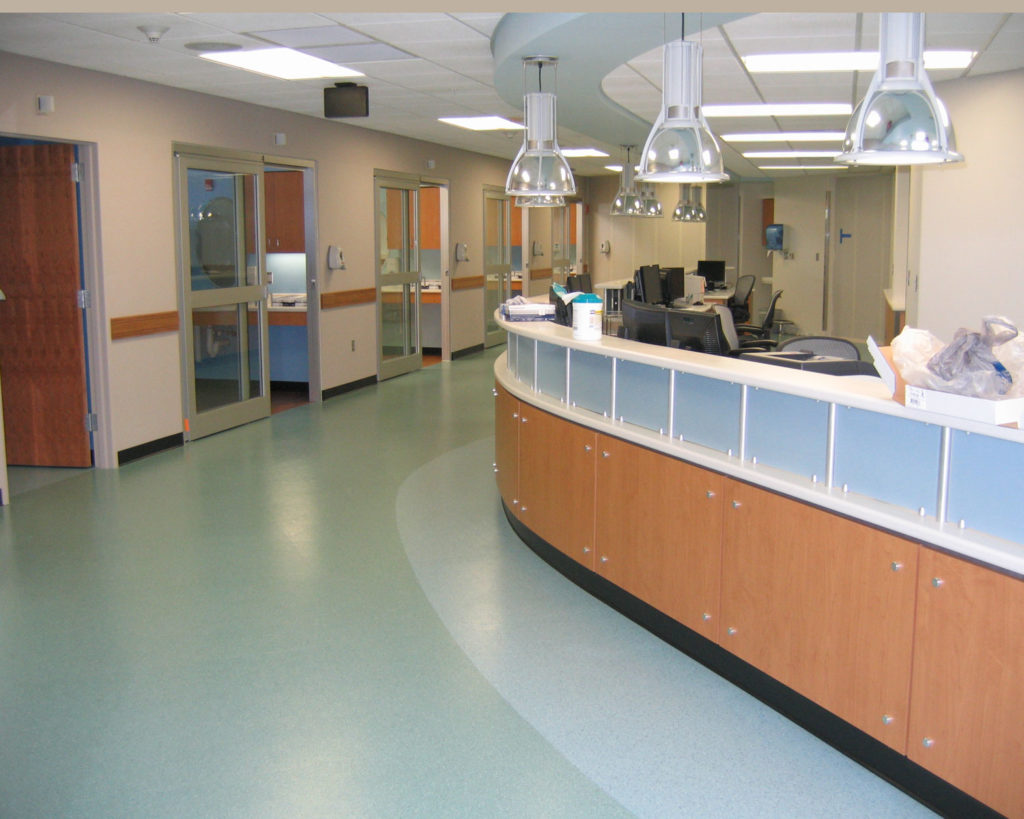 Hospital reception area