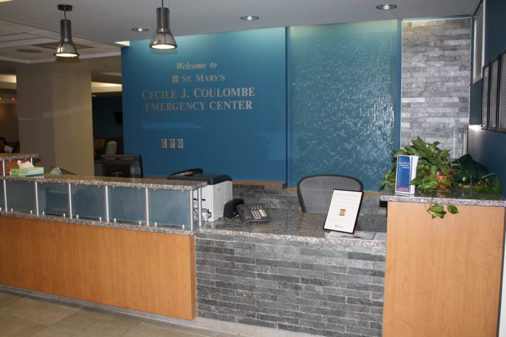 St. Mary's Emergency department lobby area