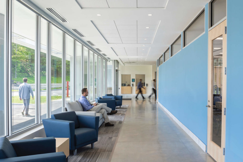 Department of Health and Human Services waiting area