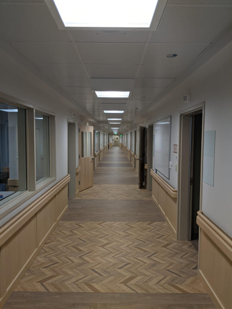 Hallway at St. Mary's Regional Hospital