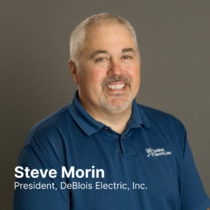 steve morin president, deblois electric inc